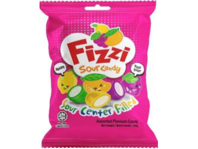 FIZZI Sour Candy - Assorted 24x100g