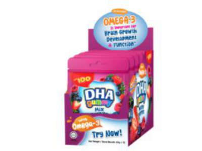 LOT 100 DHA Gummy - Mixed Berries 4x12x40g