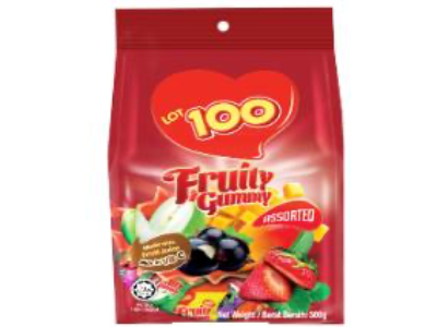 LOT 100 Fruit Gummy - Assorted 12x300g
