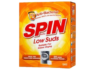 SPINMATIC Active Bright Low Suds LD Pow Det 3x5kg
