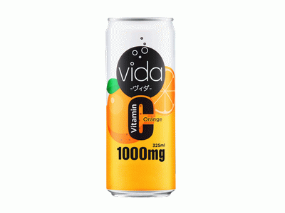 VIDA C Orange Sparkling Drink 24x325ml