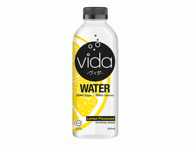 VIDA Lemon Flavoured Drinking Water 24x500ml