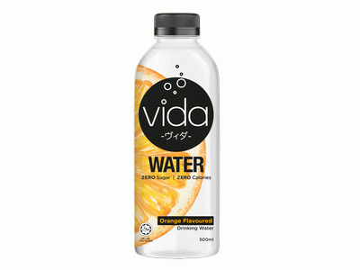VIDA Orange Flavoured Drinking Water 24x500ml