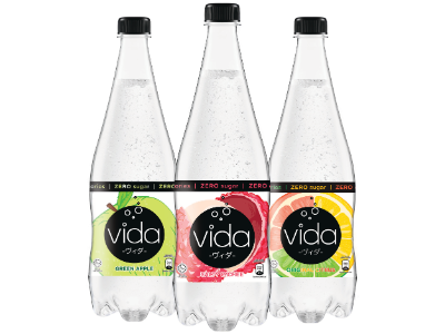 VIDA Zero Salty Lychee Flavoured Drinking Water 12x1L