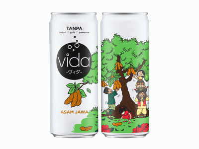 VIDA Zero Tamarind (Asam Jawa) Sparkling Drink 24x325ml