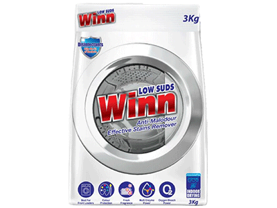 WINN Fabricare Low Suds LD Pow Det 6x3kg