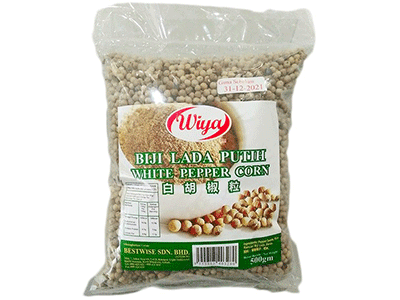 WIYA White Peppercorns 10x500g